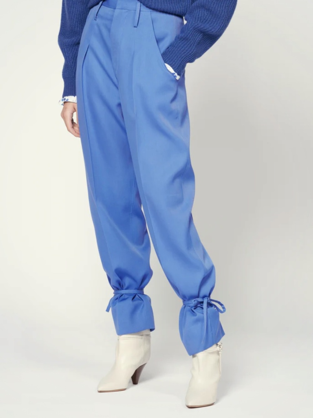 Isabel Marant Blue, Wool PANTALON RACOMI NWOT